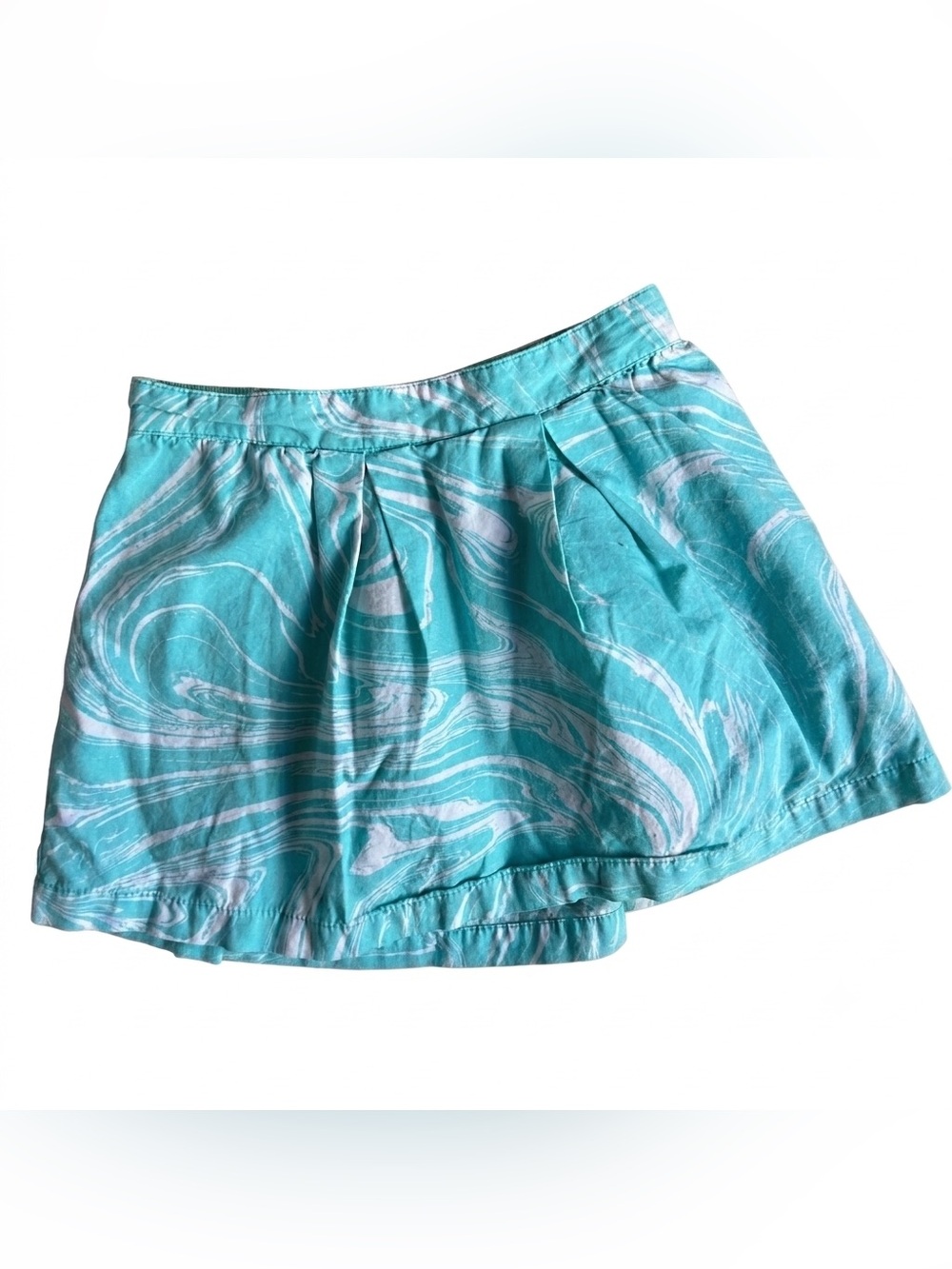 Girl’s Aqua and White 100% Cotton GAP Skort (Size 3)